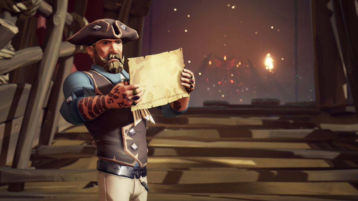xSystemsSOT's tweet photo. Un pirate tête en l'air qui s'est perdu.☠️

#SoTober #SoTFR #Seaofthieves https://t.co/nAYXLxqMM5