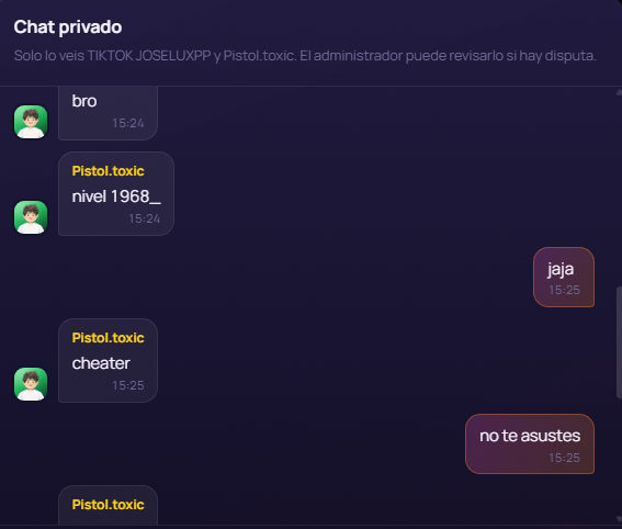 LeaksFN67's tweet photo. @SrDavo22 a ver entiendo que se crea que soy cheater lmao pero muy niño tiene que ser https://t.co/zl40QkWRNx