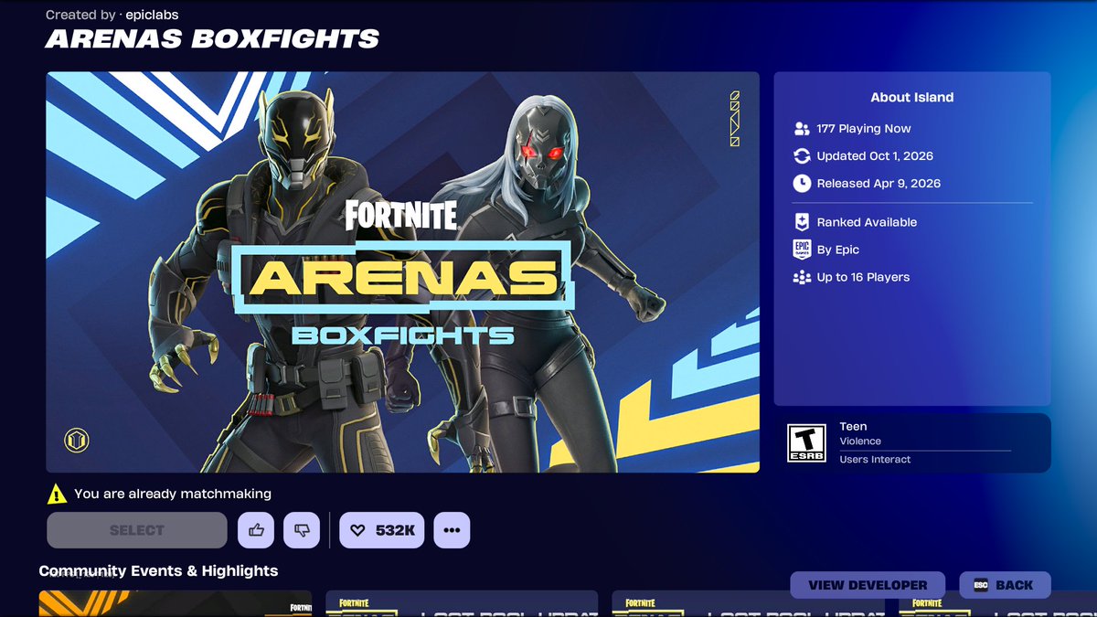 KillGmoney's tweet photo. @FortniteStatus how about remove the challenges for arenas box fight since nobody plays that shitty mode. 500 wins when less than 200 ppl are playing it. what kind of dicks are you smoking? https://t.co/tuZAJt6AhG