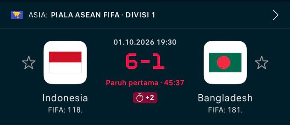 unmagnetism's tweet photo. setengah lusin gol njir
tolong telpn malaysia kita rematch https://t.co/jg9TEdVn3O