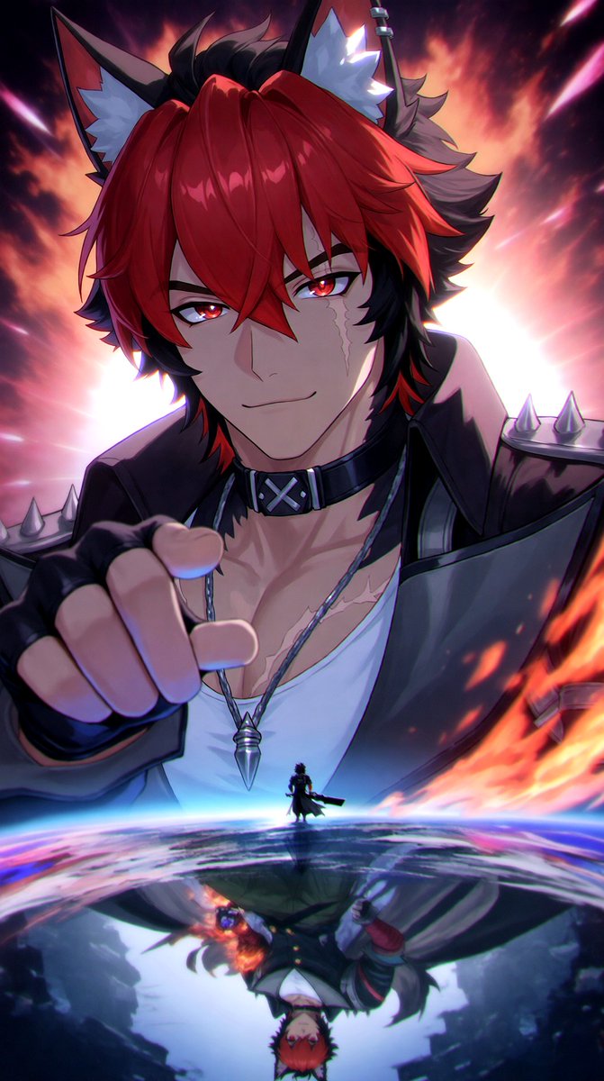 Lumina_1023's tweet photo. Komano Manato | 狛野真斗❤️ 
#PixAI #PixAITsubakiV3 #PixAIRecipe #ZenlessZoneZero‌ #KomanoManato #zzzeroㅤ 
@PixAI_EN https://t.co/xmayzvsUog