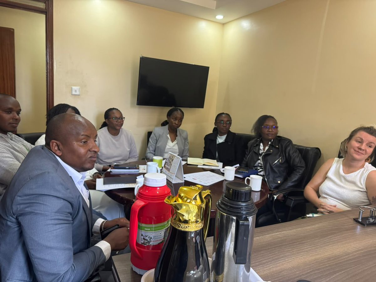 TISAKenya's tweet photo. Yesterday, TISA, together with WHH and Circle Innovation as part of a wider consortium, met with the County Executive Committee Member for Agriculture, Livestock and Cooperative Development, Mr. Wilfred Mwenda Kiara, and Chief Officer Livestock & Fisheries, Mr. John Kuria, to discuss how we can work together on an upcoming project titled Grain to Gain(G2G). The project aims to strengthen women's economic opportunities, agency and leadership within the food systems of Kiambu and Kitui Counties.

It was a fulfilling conversation. We discussed the project objectives, the structure of the partnership and what the collaboration will mean for women and households in Kiambu participating in the poultry and dairy goat value chains; the priority value chains chosen for their potential to create real economic opportunities for women while complementing county priorities.

A key focus was making sure no one is left behind: the project must reach women in marginalised areas of Kiambu, and farmers across the county must see tangible improvements in their livelihoods.