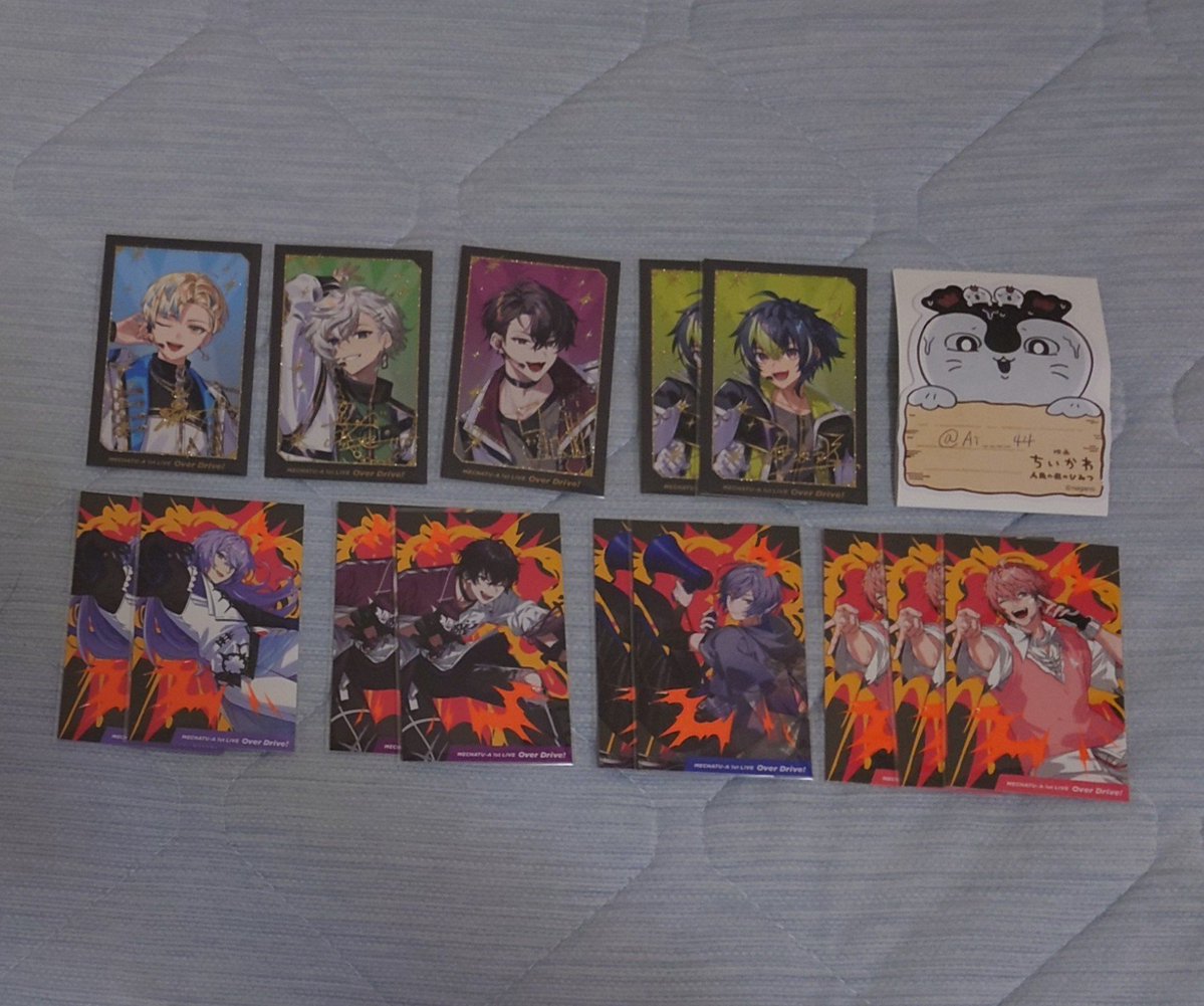 Ai____44's tweet photo. 【交換】にじさんじ MECHATU-A ランダムカード 特典 ビジュアルカード

譲
画像1、2枚目

求
画像3、4枚目

特典⇔カードでの交換◎
名古屋手渡し又は郵送希望です。
FF数少ないため郵送の場合先送り可能です。
お気軽にお声掛けください。 https://t.co/Eti87rnFKm