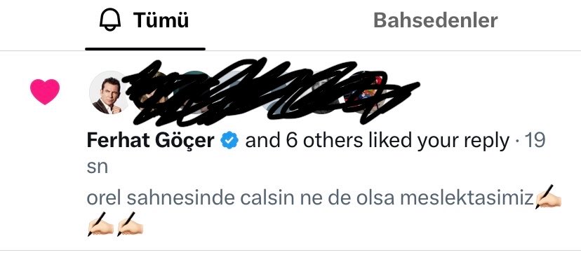 heynazbenn's tweet photo. NEEE HAHHABZHWHJSJWJWS bugun hic ferhat gocer tweetimi favlayacak diye uyanmamistimmm 
#orel • #taşacakbudeniz https://t.co/i81TsrYLHd