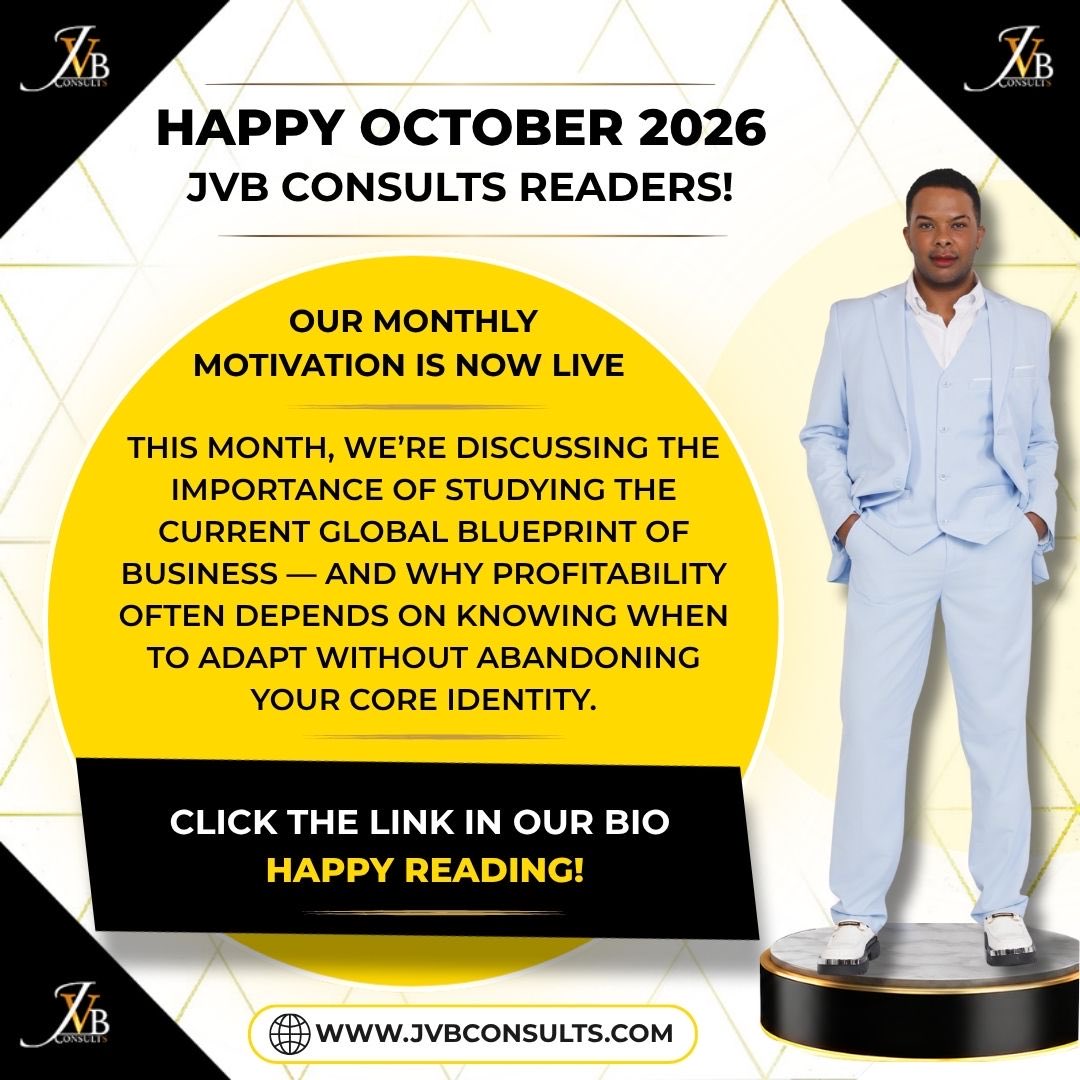 JVBConsults's tweet photo. Happy October 2026 JVB Consults
Readers! Our New Monthly Motivation Is Now Live! Link Below 👇🏼👇🏼
https://t.co/WHdUfYGm7k
#JVBConsults #JVB #Business #Motivation #October https://t.co/HTru13Q7i3
