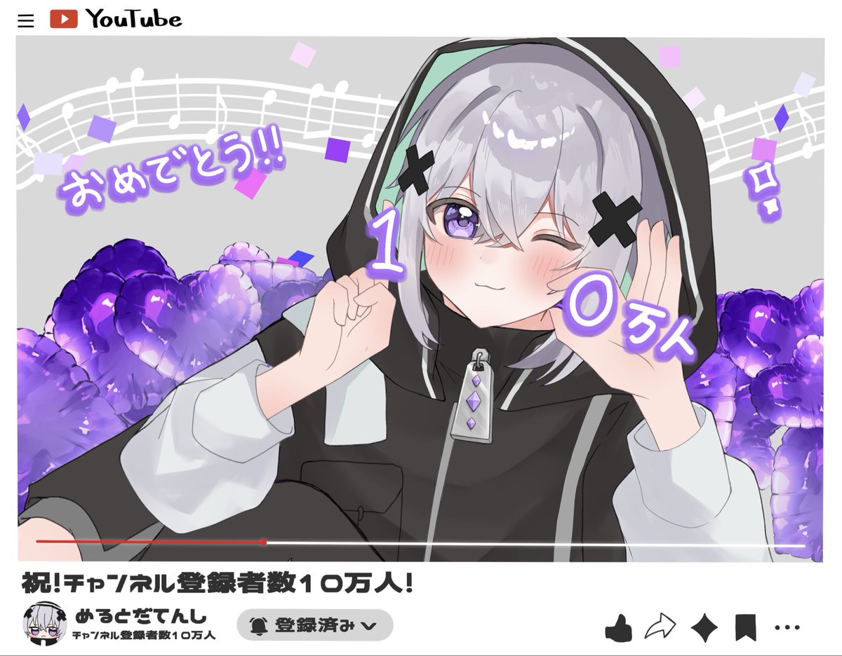 melmel_mero's tweet photo. メルトくん10万人おめでとう〜！㊗️🤍
  #だてんしあーと #めるとだてんし https://t.co/0iXga7X8iN