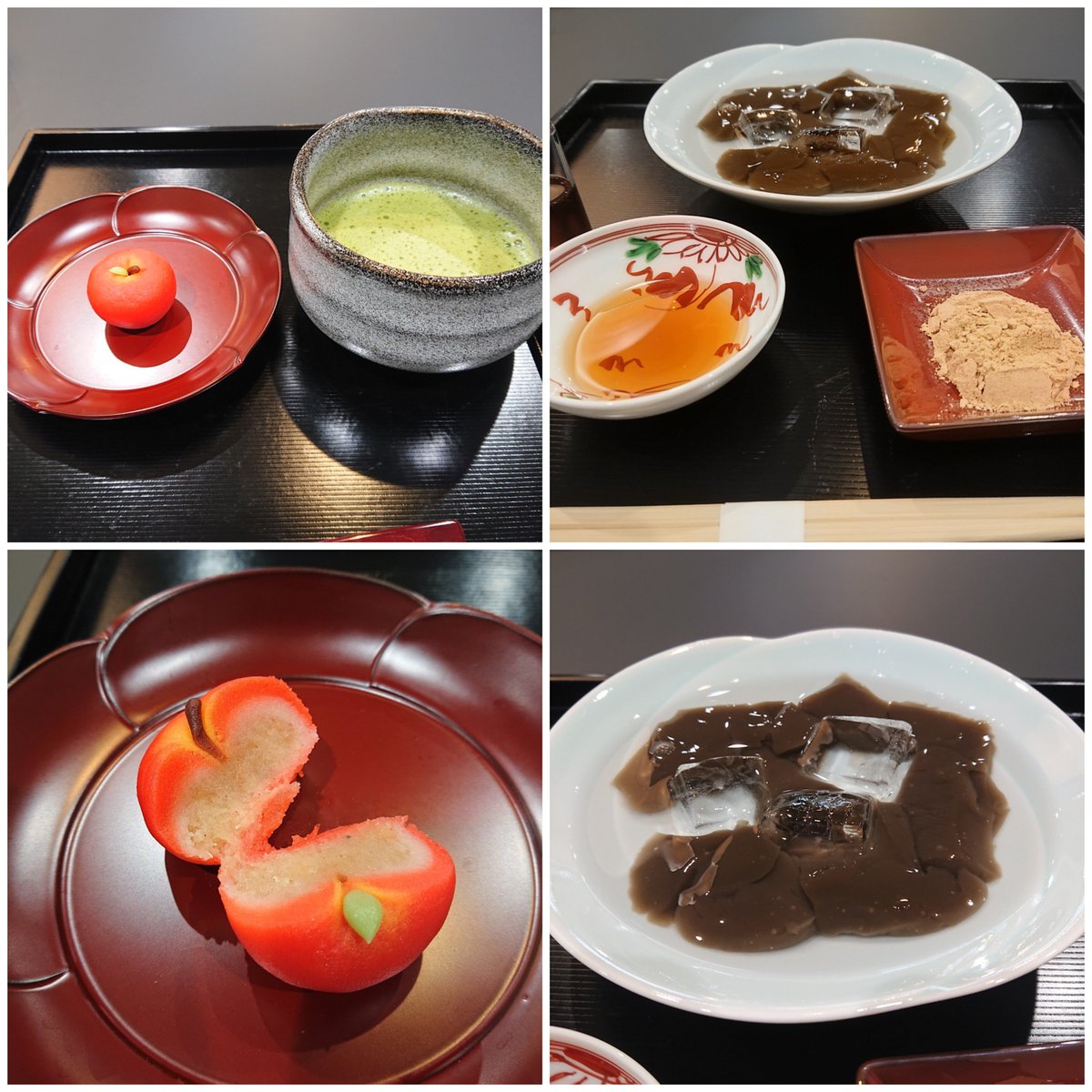 syaokichi1's tweet photo. お疲れ様です！
先日🏀観戦と共に美味しい食べ物探訪しました☺️
栃木県産梨のタルト､ずっと行ってみたかった高林堂和菓子研究所様へ😌
本当のわらび餅を頂けて良い人生経験になりました…！
わらびから少ししか獲れない本わらび粉を注文を受けてから作ってくださいます https://t.co/lcmi2ZCftK