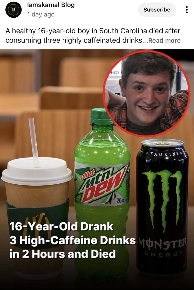 psyopdetective's tweet photo. So get this- instead of taking pure coffee, they are putting SYNTHETIC caffeine in energy drinks with colorful packaging to attract children! This must be stopped at once we have to ban all energy drinks for everyone and get this dangerous substance out of our gas stations! https://t.co/iYgHAi7tTN