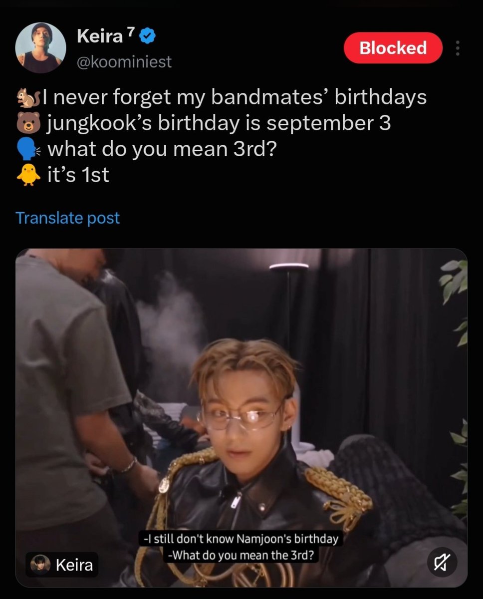 sugurukoo's tweet photo. i'm ctfu, not keirapigy croppin the entire clip to cope, when tae was just teasing everyone's bday here. the fact that tae literally booked the whole restaurant on its off-day, planned jk's bday w cake &amp; seaweed soup, celebrated twice. while her fav was nowhere to be seen, cryn😭 https://t.co/r71hgtcNbI