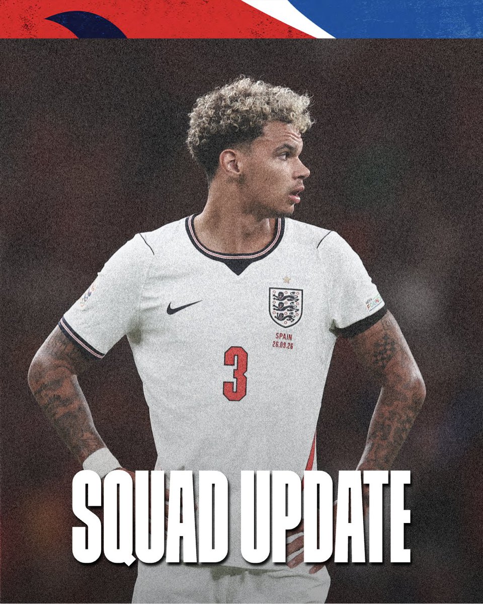 England's tweet photo. An update from the #ThreeLions camp in Croatia, as Nico O'Reilly returns to Manchester City for further assessment.