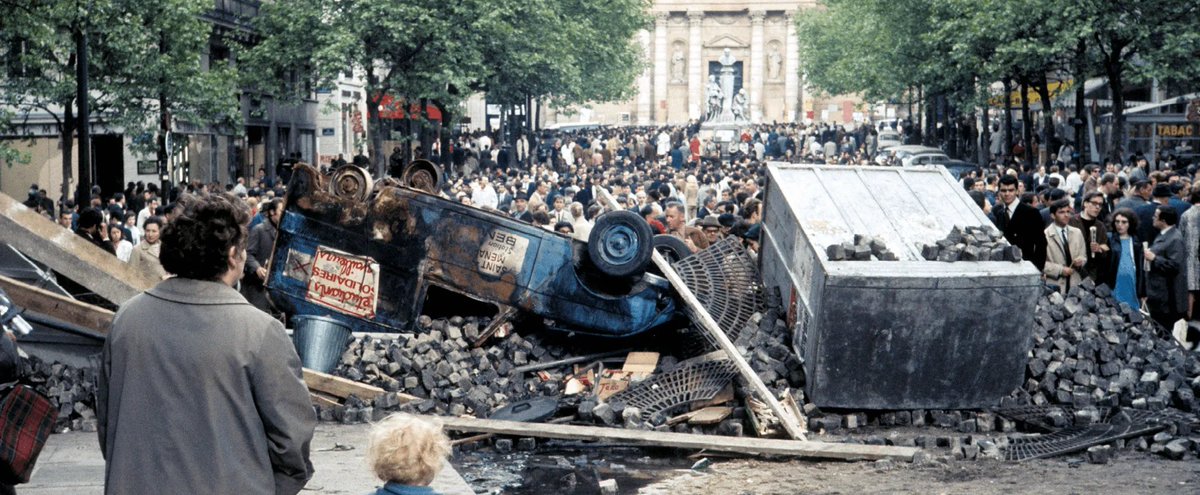 Belmel254733's tweet photo. Du coup mai 68 c'était instrumentalisé par qui? 0 dégradation? 0 affrontement? 
Et tout le monde en parle en mode "jeunesse héroïque" https://t.co/Q131u3xsk3