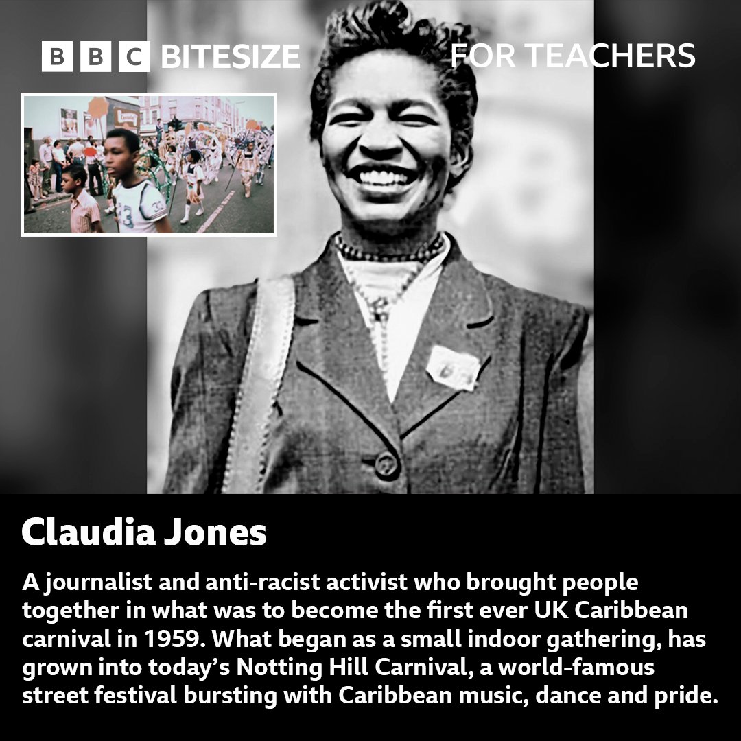 BBC_Teach's tweet photo. Use our collection of teaching resources to explore black history, heritage, culture and achievements with your class.

You’ll find content suitable for primary and secondary school pupils, teacher notes and links to content from across the BBC. https://t.co/PUSK2hAQHC https://t.co/jsiLmae69g