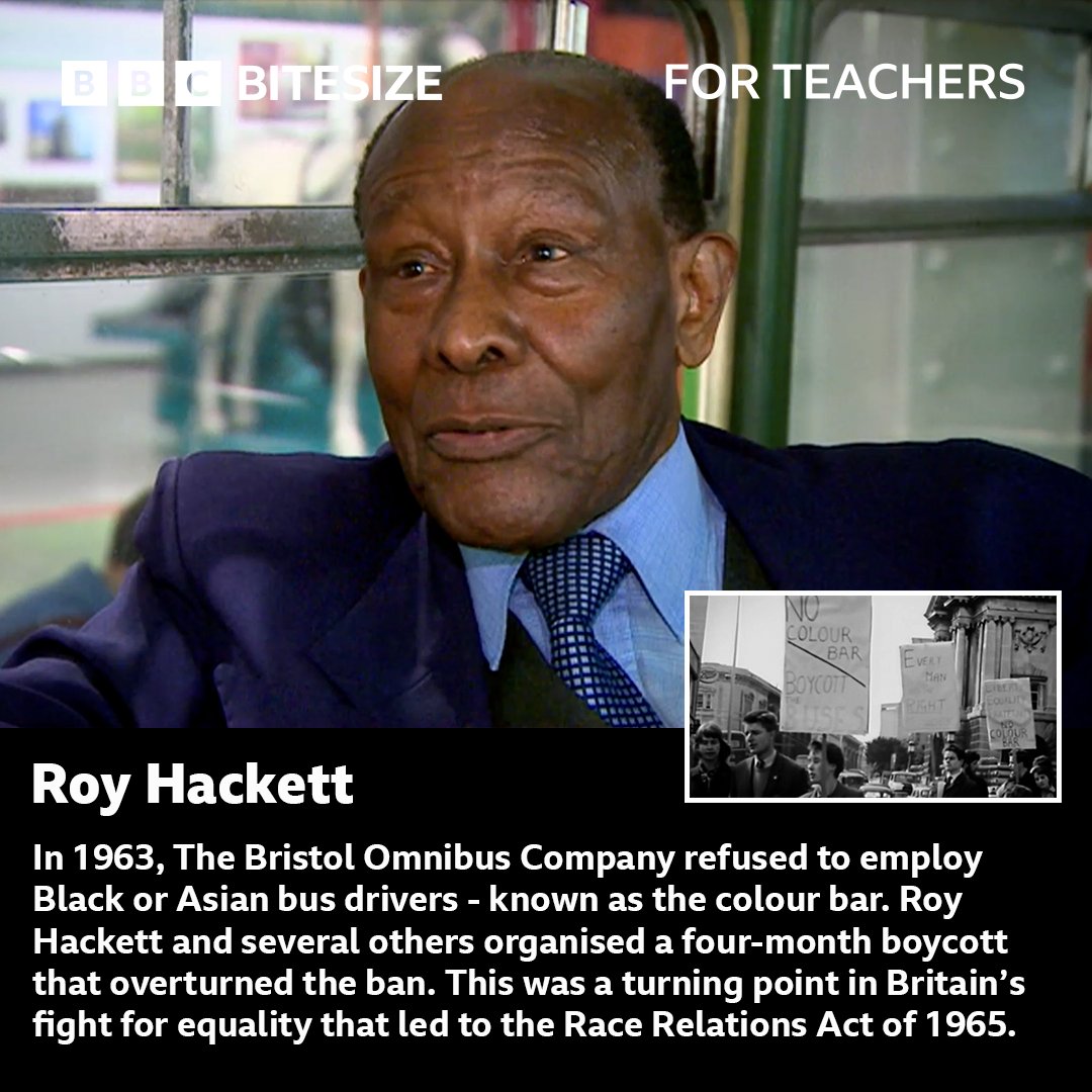 BBC_Teach's tweet photo. Use our collection of teaching resources to explore black history, heritage, culture and achievements with your class.

You’ll find content suitable for primary and secondary school pupils, teacher notes and links to content from across the BBC. https://t.co/PUSK2hAQHC https://t.co/jsiLmae69g