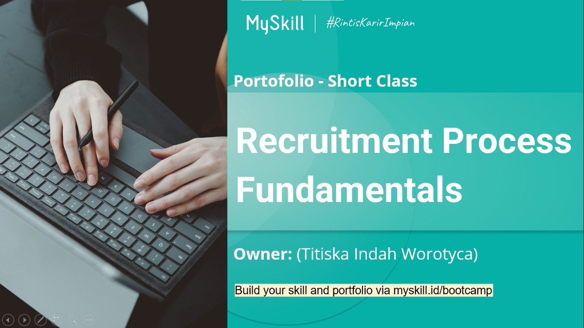 cacaxx12_'s tweet photo. Belajar tentang HR Recruitment Process, mulai dari tahapan recruitment hingga proses seleksi kandidat. Sedikit demi sedikit menambah insight tentang dunia HR! 📚💼

#MySkill #HRRecruitment #MiniTask https://t.co/vUf6Hu1U3x