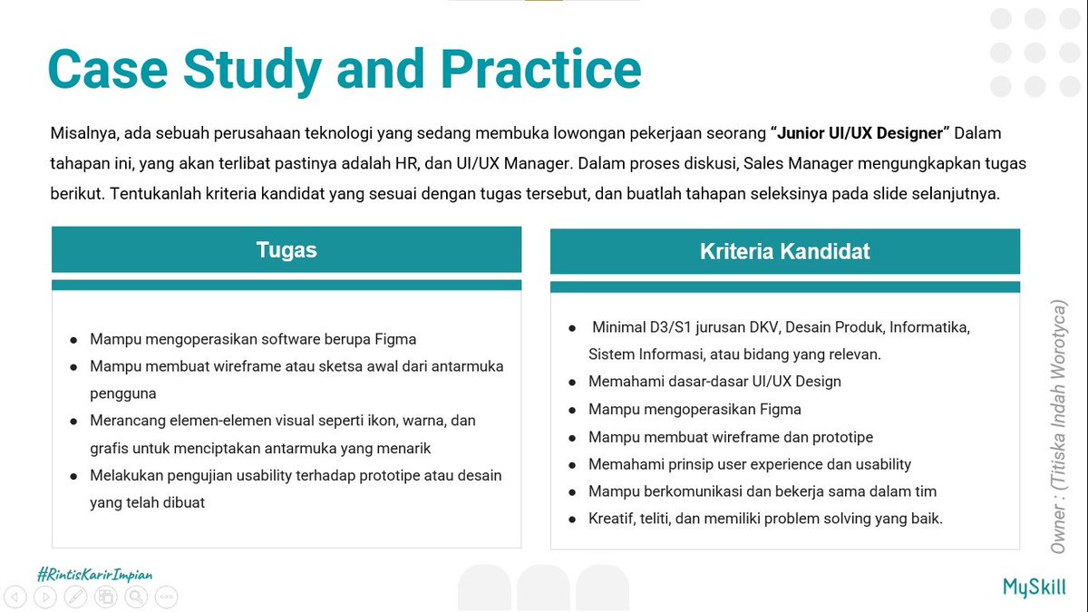 cacaxx12_'s tweet photo. Belajar tentang HR Recruitment Process, mulai dari tahapan recruitment hingga proses seleksi kandidat. Sedikit demi sedikit menambah insight tentang dunia HR! 📚💼

#MySkill #HRRecruitment #MiniTask https://t.co/vUf6Hu1U3x