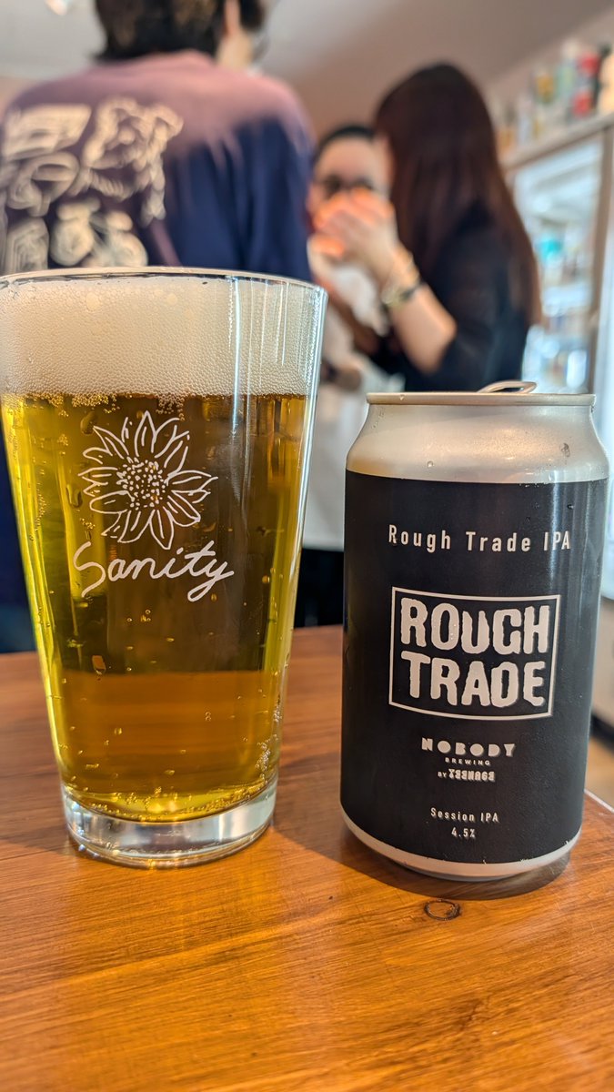 fushigichan's tweet photo. そしてRough Tradeビールで祝50周年 https://t.co/s85lSmic4j