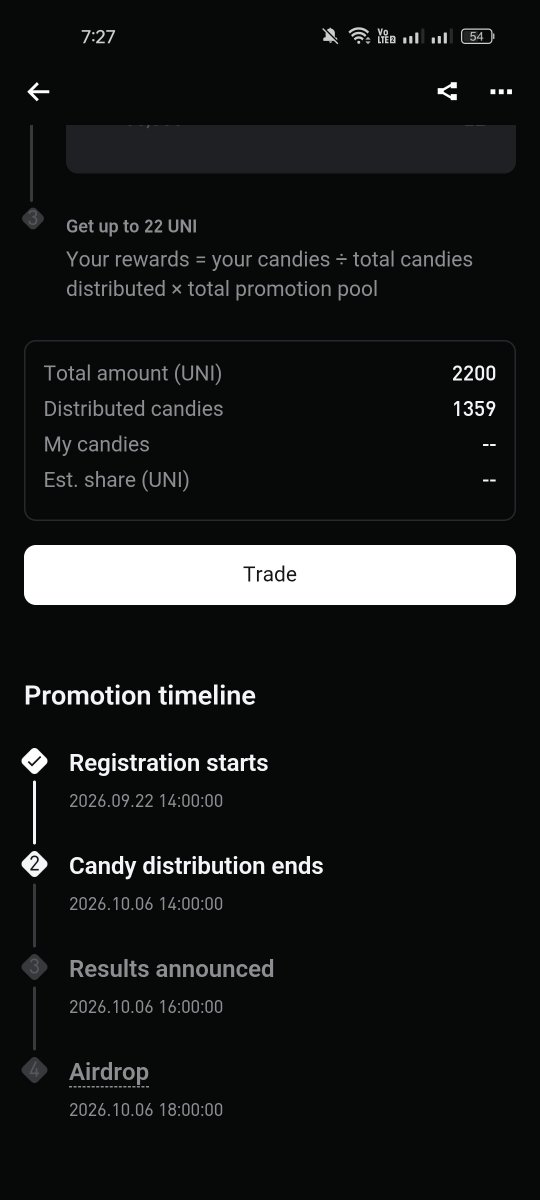 NishatYt86549's tweet photo. 🦄 2,200 UNI Airdrop LIVE!

💰 Deposit ≥ 200 USDT
📈 Trade ≥ 4,000 USDT
🎁 Earn up to 22 UNI!

⏰ Ends Oct 6, 2026

#UNI #Airdrop #Crypto #Bitget https://t.co/crcn40EOMN