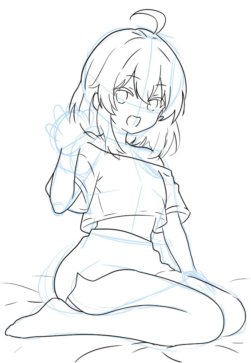 sotohane1's tweet photo. 5年ぶりにまつりちゃん描いてます！ https://t.co/0CsLiAqaes