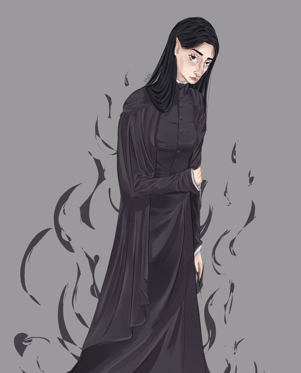 Haze_by_night's tweet photo. My fem! #snape :) https://t.co/VkvjpIN5p8