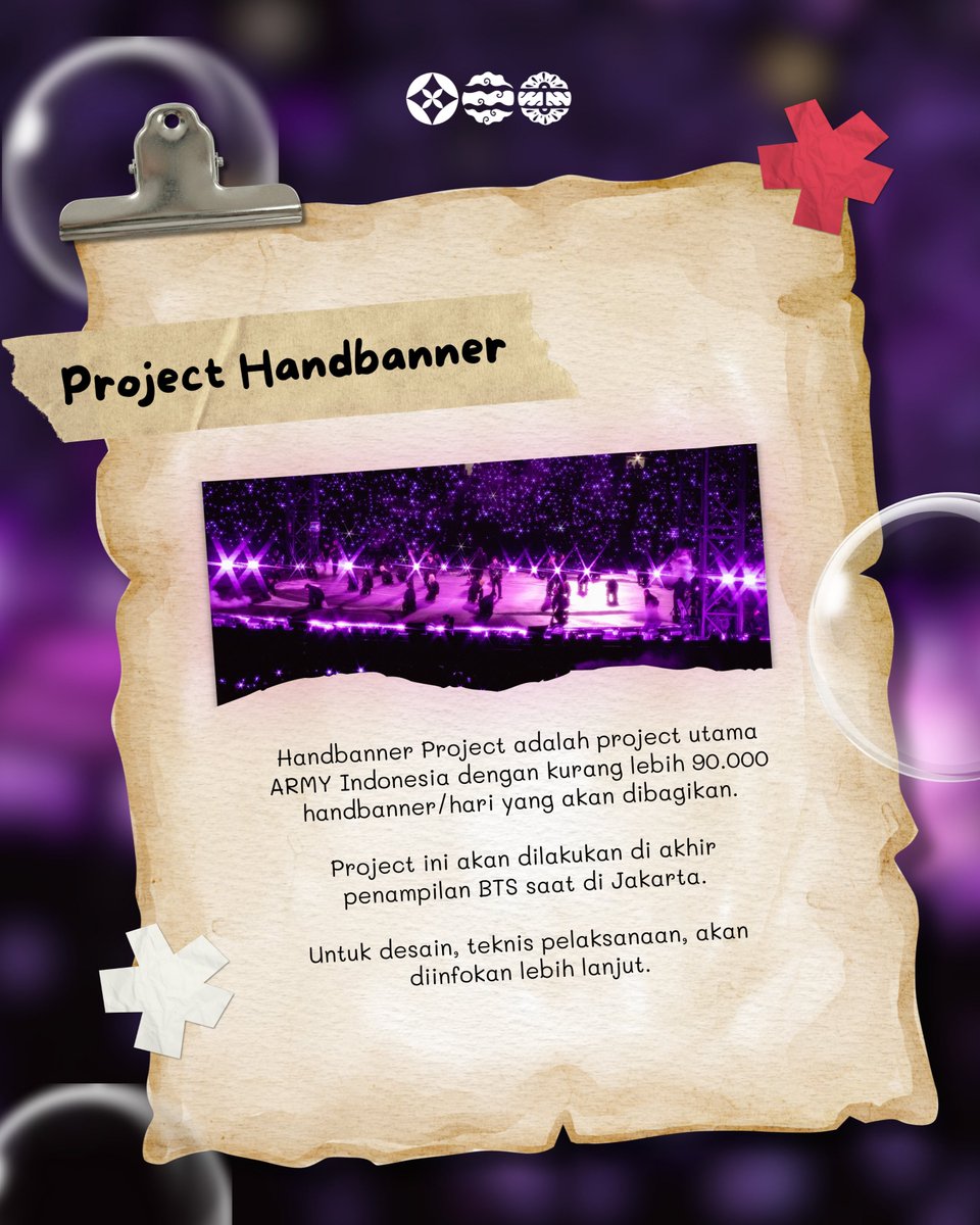 ArirangJakarta's tweet photo. Halo ARMY! Apakah kalian sudah siap menggemparkan GBK di bulan Desember nanti? 🙋🏻‍♀️❤️‍🔥 

Mari sukseskan Project ini agar kita bisa bersama memberikan momen terbaik menyambut kehadiran BTS di Jakarta. Momen nyanyian bersama, fanchant dan mengangkat Handbanner secara serentak 🥺💜 

Bantu Project ini untuk capai target Donasi dengan Campaign 𝟭 𝗔𝗥𝗠𝗬 = 𝗥𝗽. 𝟱𝟬𝟬𝟬 dan bantu share terkait Project ini untuk menjangkau lebih banyak ARMY. Apapun bantuan kalian akan sangat berarti untuk berjalannya Project ini 💜

🔗 Link Donasi Fase 1: https://t.co/H434n6na8W
🌐 Website Arirang Jakarta: https://t.co/2QSQuzenl6