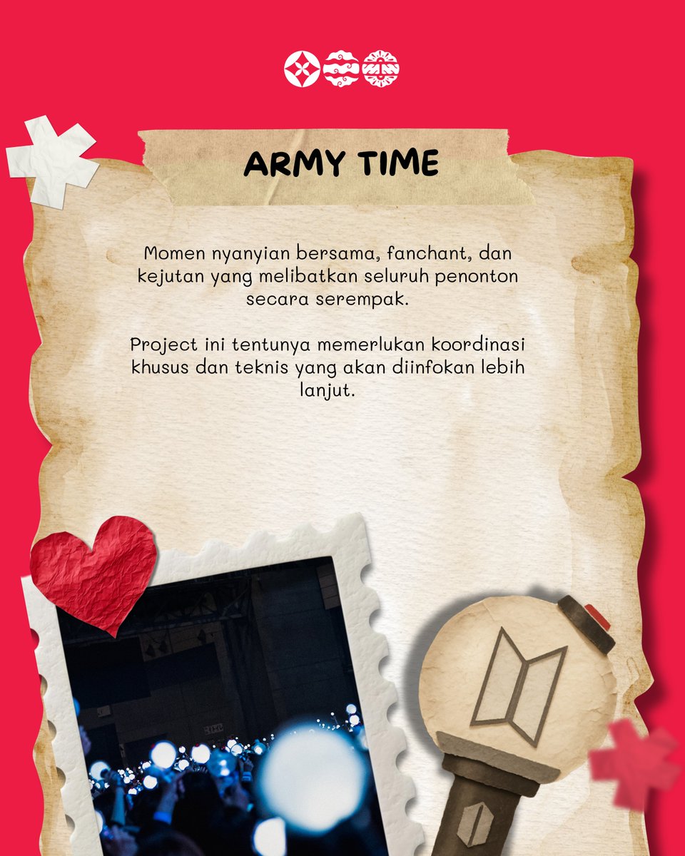 ArirangJakarta's tweet photo. Halo ARMY! Apakah kalian sudah siap menggemparkan GBK di bulan Desember nanti? 🙋🏻‍♀️❤️‍🔥 

Mari sukseskan Project ini agar kita bisa bersama memberikan momen terbaik menyambut kehadiran BTS di Jakarta. Momen nyanyian bersama, fanchant dan mengangkat Handbanner secara serentak 🥺💜 

Bantu Project ini untuk capai target Donasi dengan Campaign 𝟭 𝗔𝗥𝗠𝗬 = 𝗥𝗽. 𝟱𝟬𝟬𝟬 dan bantu share terkait Project ini untuk menjangkau lebih banyak ARMY. Apapun bantuan kalian akan sangat berarti untuk berjalannya Project ini 💜

🔗 Link Donasi Fase 1: https://t.co/H434n6na8W
🌐 Website Arirang Jakarta: https://t.co/2QSQuzenl6