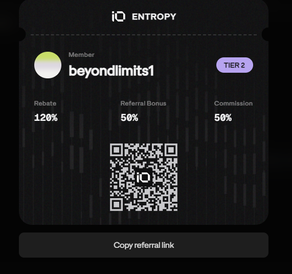 Shaf_OG's tweet photo. @entropyIO is a market deployer on Hyperliquid.

You trade on Hyperliquid rails while Entropy builds the markets:
Join now https://t.co/vaIU1hP4VI

• io:ANTH — Anthropic, up to 3x 
• io:SNDK — SanDisk, up to 10x 
• Equities, indices & commodities 
• $14M seed led by Ribbit Capital + $40M $HYPE stake 
• Team from Citadel Securities, Optiver, Millennium & Polymarket • Live since Aug 24

The interesting part is the oracle.
Orderbook prices can get up to 95% weight only when there’s real depth within 200 bps of mid. If the book is empty, external data takes over.

No points farming. Activity is manually reviewed, and wash trading/self-referrals can void rewards.

My Entropy referral: 
https://t.co/vaIU1hP4VI
https://t.co/vaIU1hP4VI
https://t.co/vaIU1hP4VI

35% fee rebate + my current Tier 2 stats show 120% rebate, 50% referral bonus and 50% commission.

Two venues, same thesis: bring TradFi and private assets on-chain and make them tradable 24/7 like crypto.

Variational farmers in 2025 weren’t smarter. They just clicked earlier.
I’d rather be early and wrong than late and right.