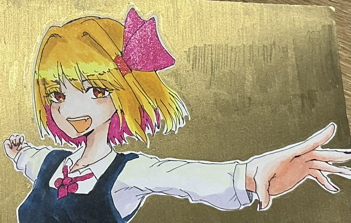 InitialmanA's tweet photo. ＃例大祭
＃東方project
＃ルーミア
ポストカードできたよ！
500円で売るつもりです https://t.co/Eof6JNPW4d