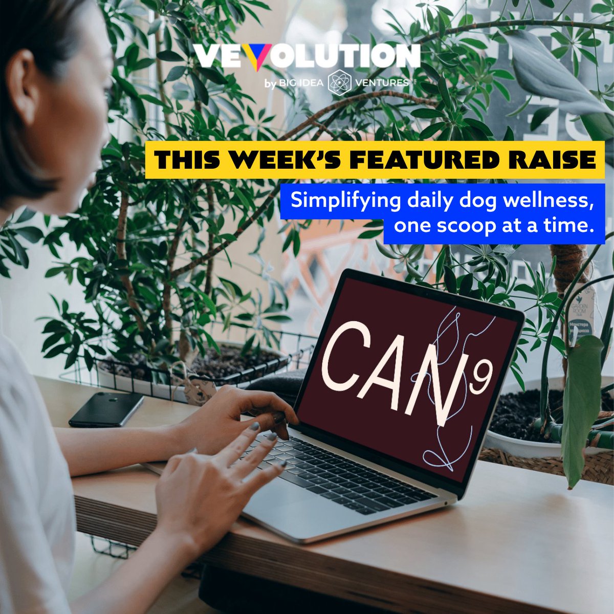 Vevolution_'s tweet photo. 🐶 One scoop. One daily routine. A simpler approach to dog wellness.

This week, we’re highlighting CAN9, now raising on #Vevolution. https://t.co/itL6rtZ128