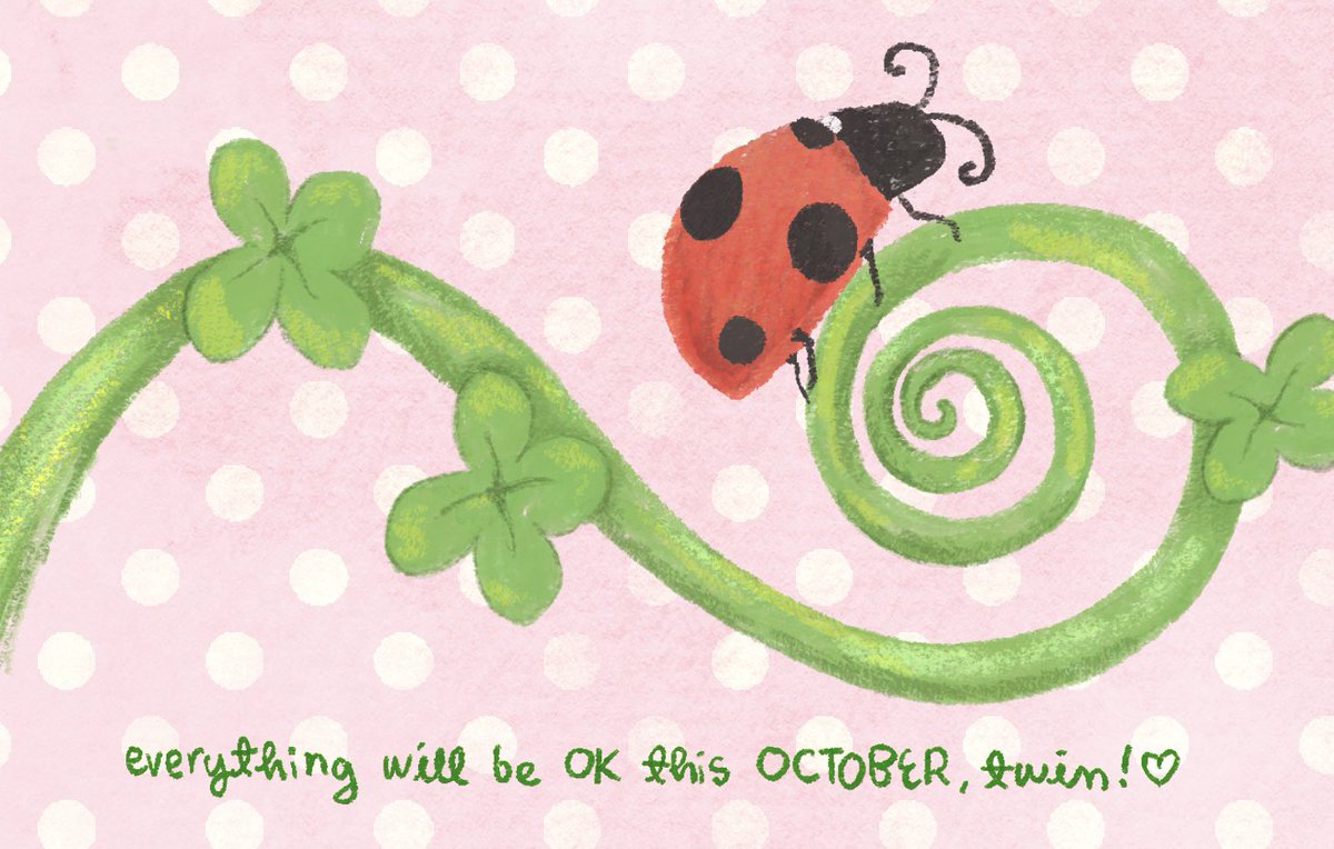 crittercaffe's tweet photo. may october be full of love, luck, hope, &amp; happiness 🍀💗🌀 https://t.co/kAkGq75wHv