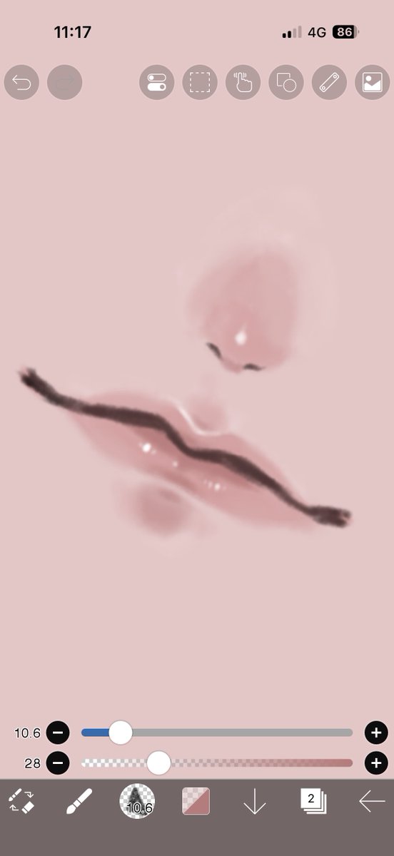 gijikukamaru's tweet photo. 暇な時にペンも何も無いから指描きしてた
口フェチによる理想の口 https://t.co/GPh2BxF5WH
