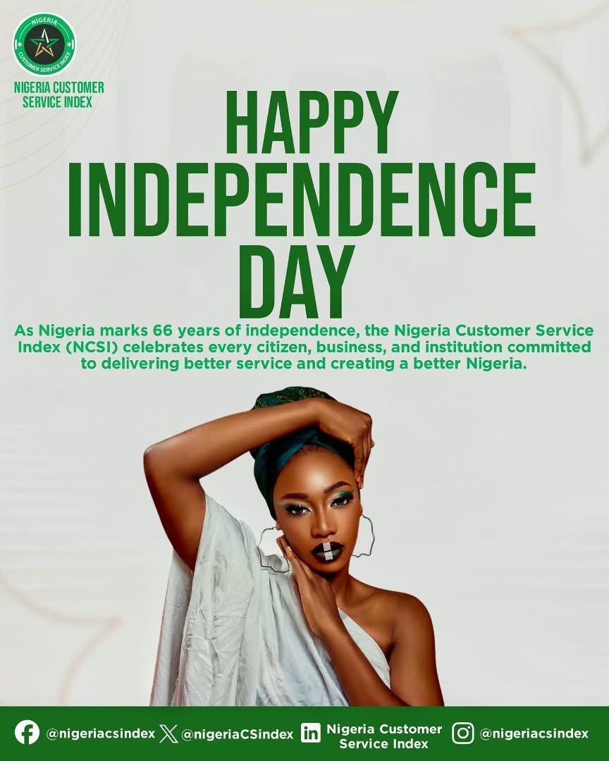 ebene0019's tweet photo. Another mile stone of a young sovereign nation and a Giant in the African continent. God Bless the Federal Republic of Nigeria #Nigeria @66  #NCSI #Reforms #Prosperity https://t.co/u2GnNc013n