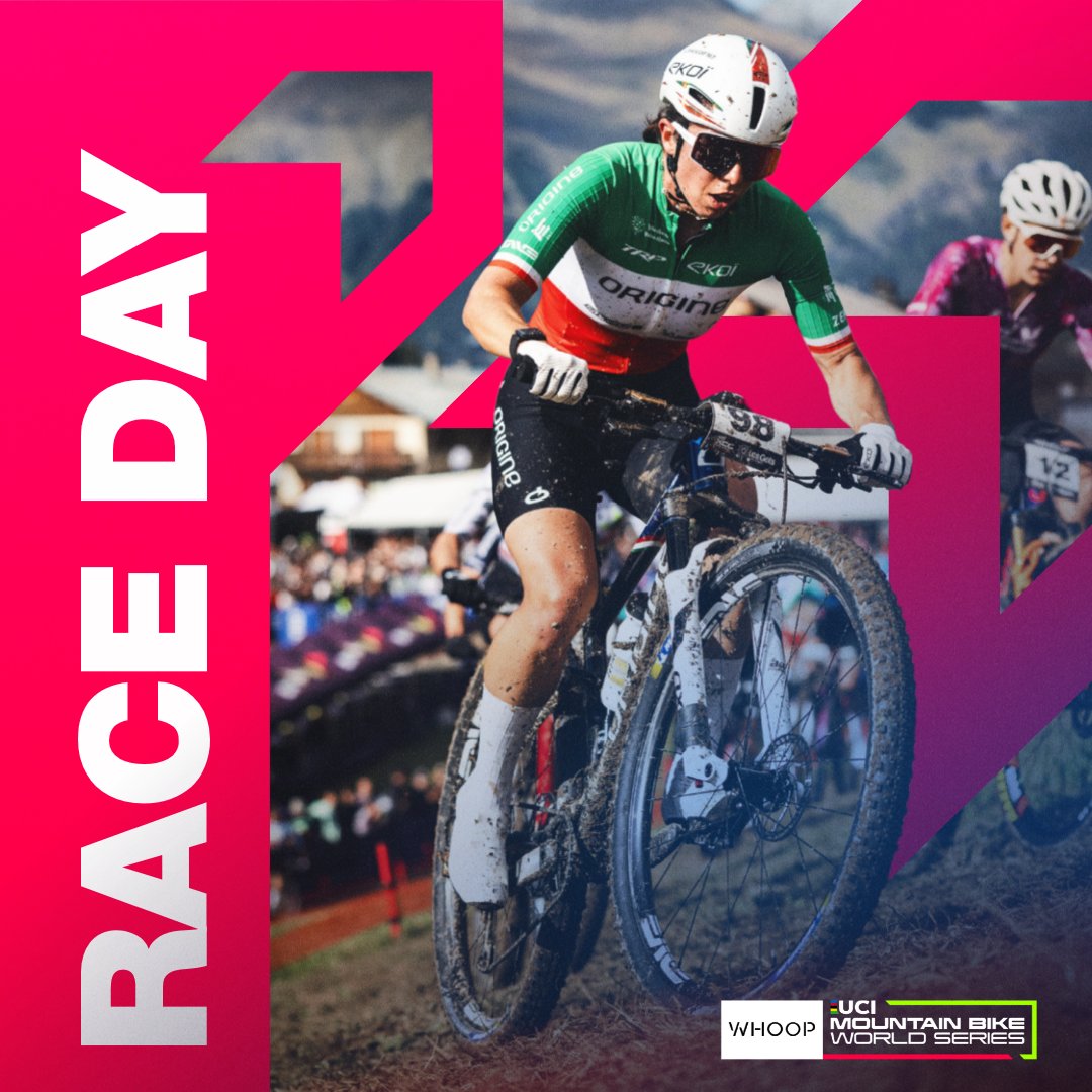 UCI_MTB's tweet photo. Place your bets! 👀

Final XCC day of the season, and the overall titles are still all to play for 🔥

Women U23 👉 3:20pm CET
Men U23 👉 4:10pm CET
Women Elite 👉 5:45pm CET
Men Elite 👉 6:35pm CET

#MTBWorldCup https://t.co/8WNsbrcQn8