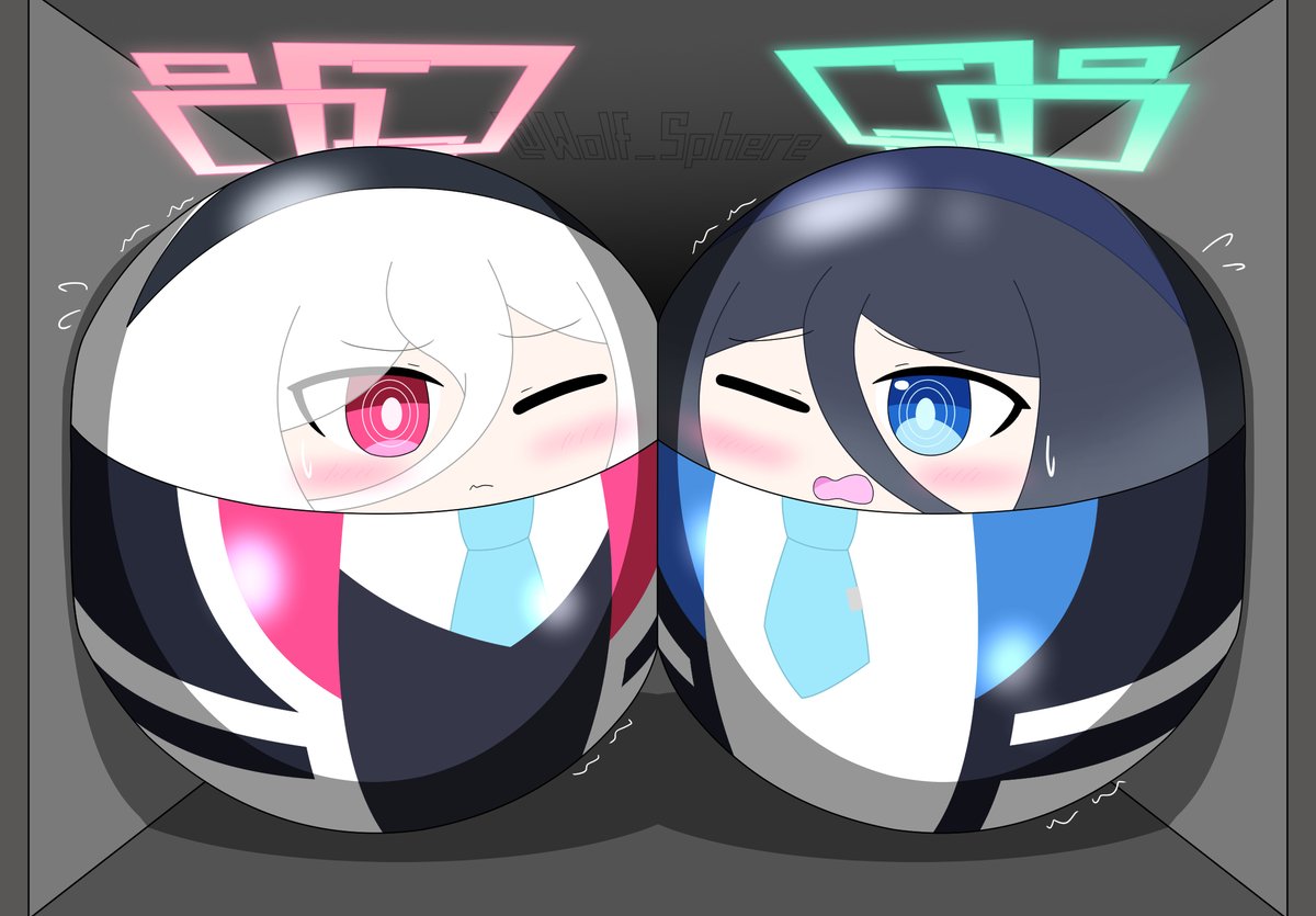 wolf_sphere's tweet photo. 10月01日→1001で球同士が壁でﾑｷﾞｭｯてなってるように見えるのでそういう球体化シチュ絵の日でもいいんじゃないでしょうか。ケ亻ア刂 https://t.co/bMg8x8O9N2