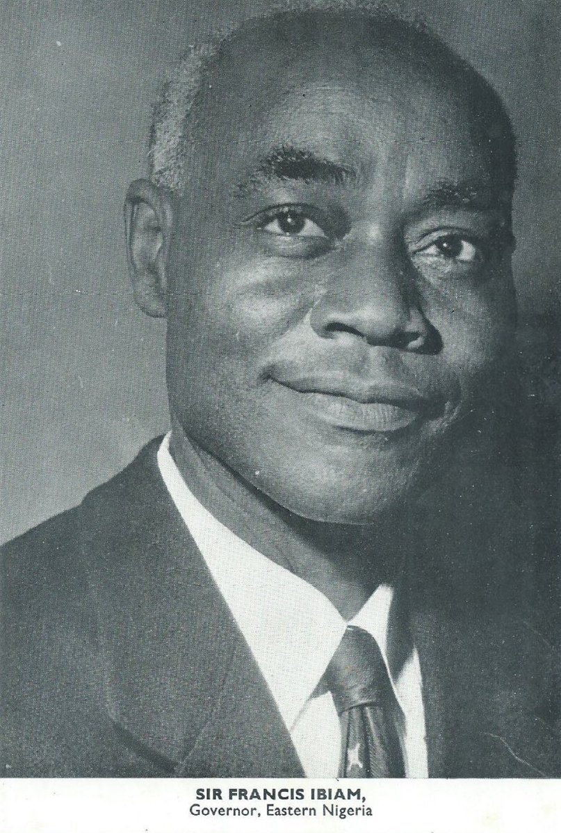 IfeomaIgbotic's tweet photo. Akanu Ibiam, an Igbo man from Ebonyi State, was the first Governor of the Eastern Region from 1960 to 1966.

In 1967, he returned his British knighthood and dropped his English name, Francis, in protest against what was being done to his people in the East.

He was also a prominent leader in the Igbo Forum, which was later associated with the development of Ohanaeze Ndigbo.

Ebonyi has always been an important part of the Igbo nation. ❤️

The food basket of Ala-Igbo. 💃🏼

Ebonyi needs better politicians like Akanu Ibiam in this generation, not politicians who promote division among Ndi Igbo.