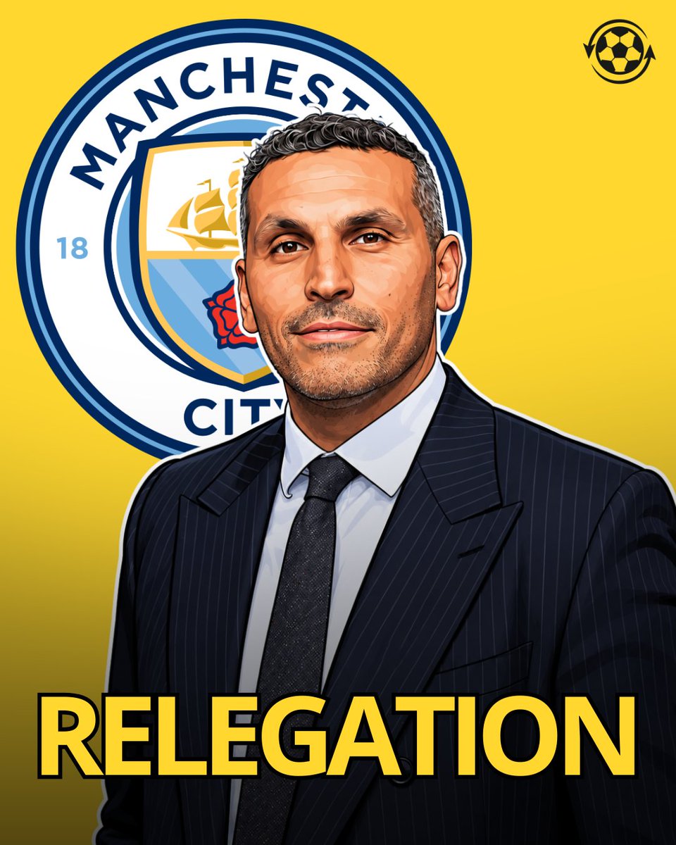 DeadlineDayLive's tweet photo. 🚨 Several Premier League clubs believe relegating Manchester City to the Championship for just ONE season would NOT be enough punishment.

Executives at rival clubs are pushing for a sanction that could result in City being absent from the Premier League for an extended period.

(Source: The Guardian)