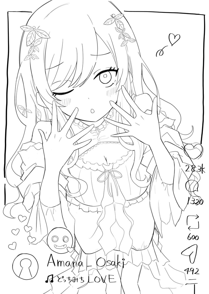 eqd44FZKjRqPrbo's tweet photo. マスピに感化されて甘奈描いてる https://t.co/EEaLb6JC5r