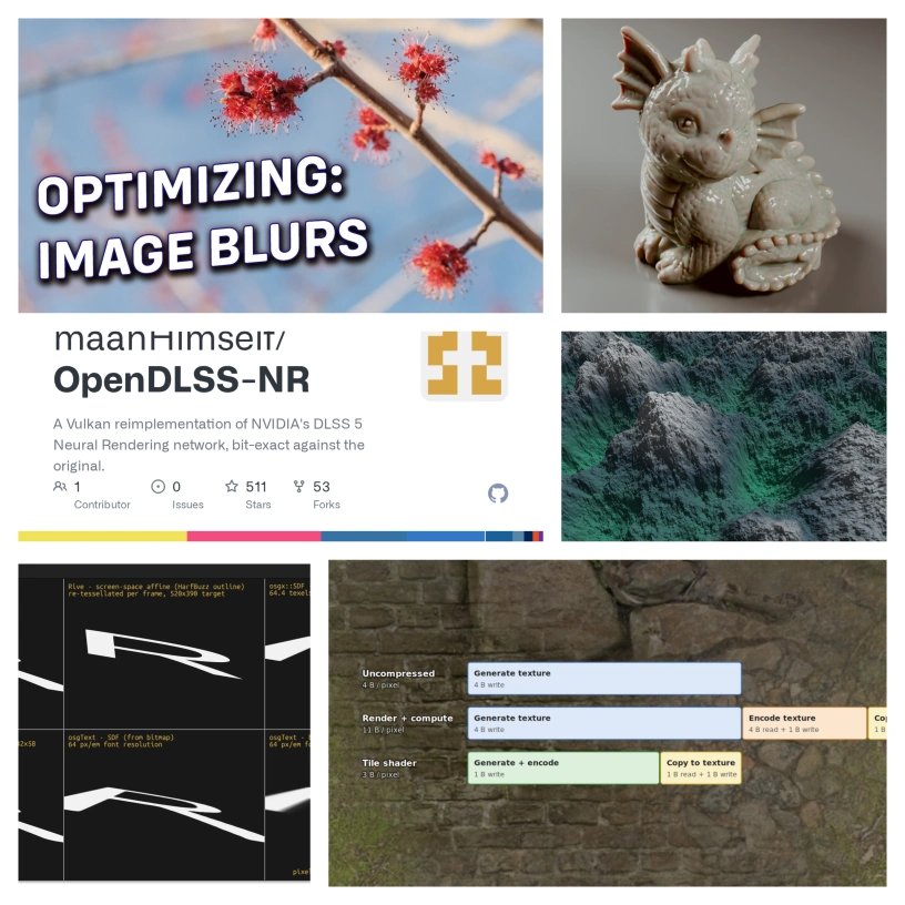 jendrikillner's tweet photo. Graphics Programming weekly - Issue 457 - September 27th, 2026 https://t.co/27Cbwumn39 https://t.co/fC5SHuVcLx