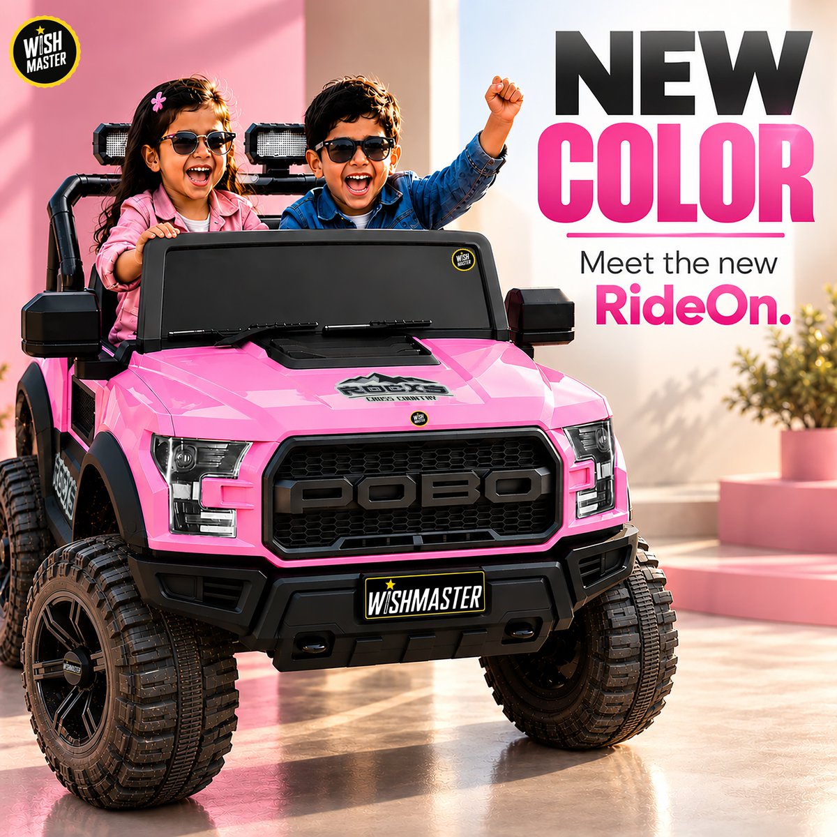 Wishmaster_kids's tweet photo. ๐๐ NEW COLOR. NEW ADVENTURE. ๐
Meet the NEW Pink Ride-On from WishMaster โ built for little explorers with big imaginations! โจ
#WishMaster #RideOn #PinkRideOn #KidsToys #KidsAdventure #Playtime #NewColor #ToyCar https://t.co/h5PJFbycSG
