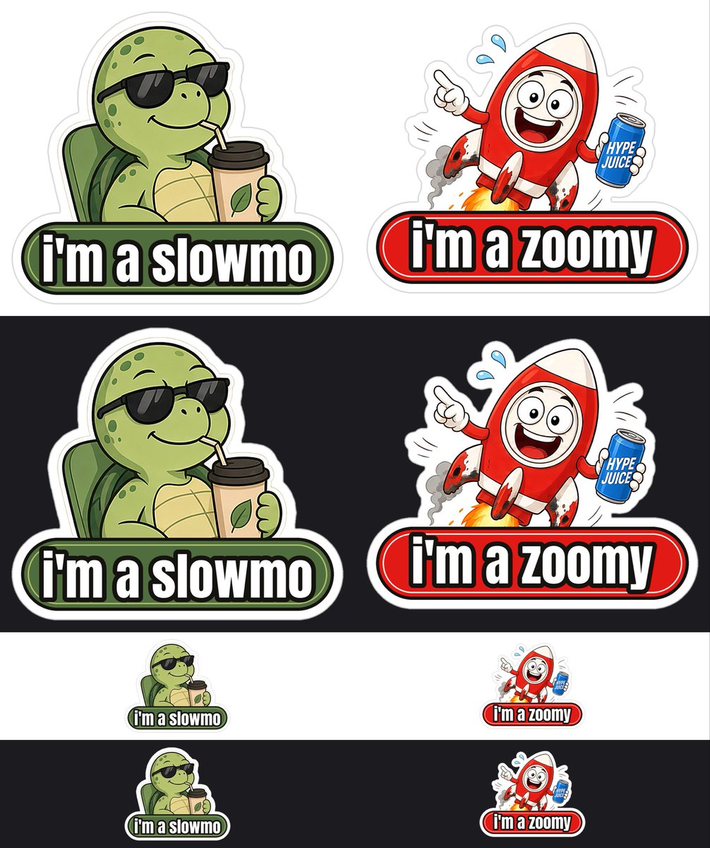 EffectiveDecel's tweet photo. Slowmo doesn’t think the @WuWei113 copy-trade is a good idea. Zoomy thinks it’s going to the moon 🌕. Whose side are you on?? https://t.co/Cjc4UlVhQo