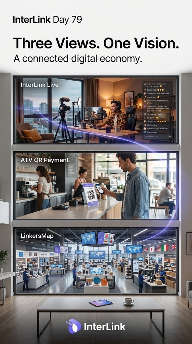 RehanUllahxib0's tweet photo. Three Views. One Vision. 🪟 InterLink Day 79 is building a connected digital economy. #InterLink #ITLG #ITL https://t.co/TlPc2Lf1e9