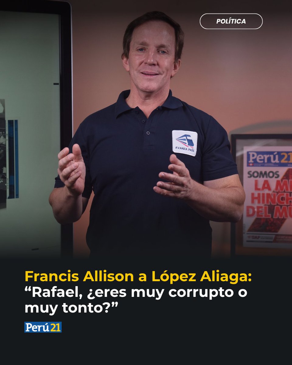 peru21noticias's tweet photo. 📌 Francis Allison cuestiona la gestión de López Aliaga en Perú21TV y lanza una dura crítica sobre la transparencia de la Municipalidad de Lima.

⛓️ Lee la entrevista completa en https://t.co/tCR8Pnvvvd

✍️ Por Mayra Calderón

#Francisallison #Lopezaliaga #política https://t.co/r4DmEgfAzJ