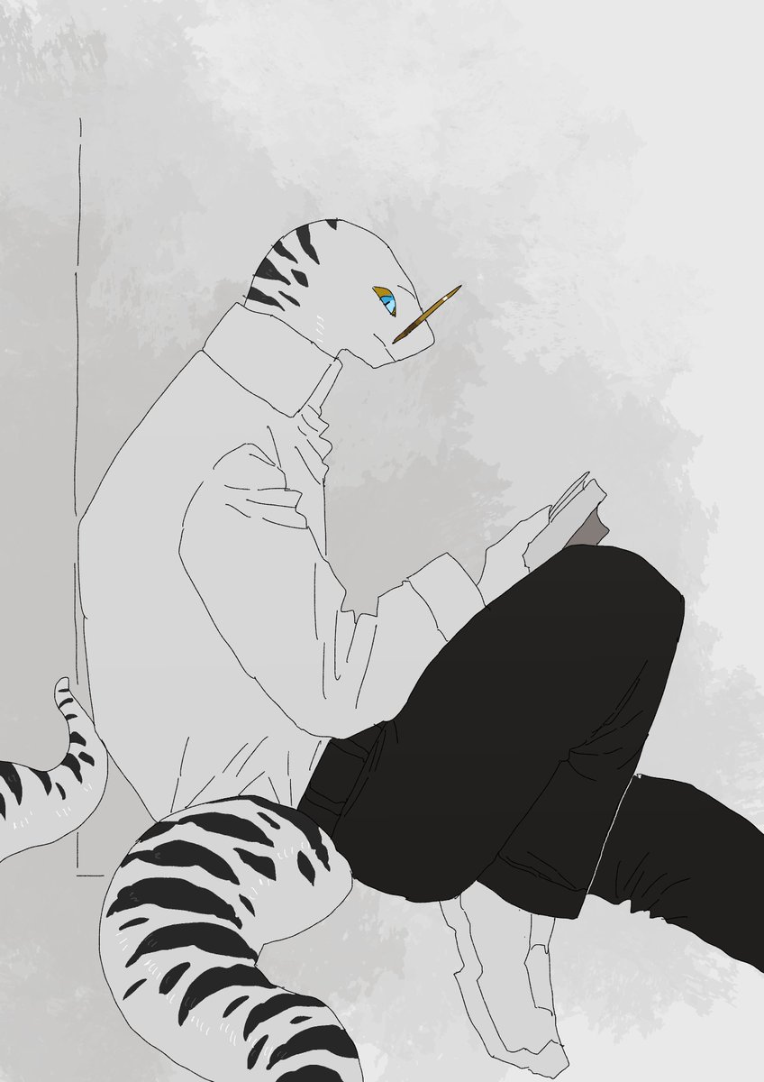 Syachihoko_p's tweet photo. 読書中のウミヘビ https://t.co/TiLgu0eLHQ