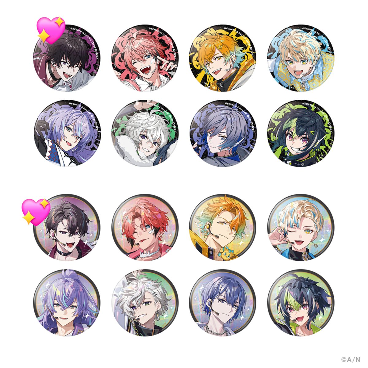 halohalo_baby's tweet photo. 【交換】にじさんじ MECHATU-A 1st LIVE Over Drive! ランダムカード 缶バッジ

譲→画像1、2枚目
求→画像3、4枚目💖

※N同士、R同士の交換
お心当たりあればお気軽にお声掛けください。 https://t.co/Yoffbi5OQ7