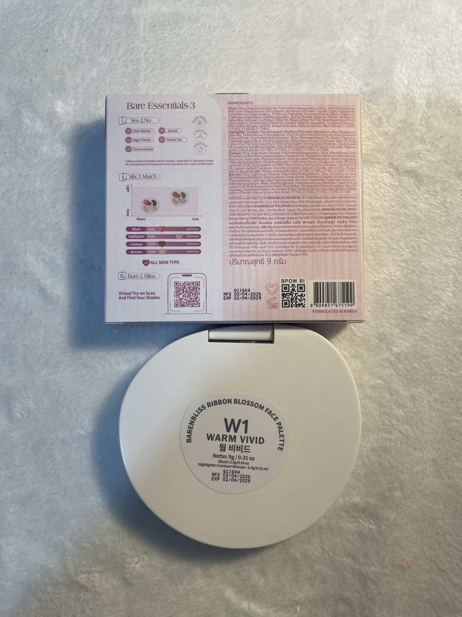 Polaris_jkk's tweet photo. ส่งต่อพาเรทตา bnb W1 warm vivid🩷
ใช้ไป 1 รอบ
—ส่งต่อ 110 รวมส่ง
(พท.ห่างไกล+20)
#ส่งต่อodbo #ส่งต่อclio #ส่งต่อlancome #เครื่องสําอางมือสอง #ส่งต่อเครื่องสําอาง https://t.co/xWzzMb2Oaq