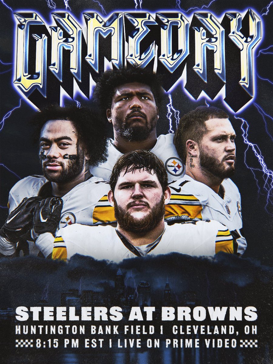 steelers's tweet photo. TNF gameday #HereWeGo https://t.co/u24vsQGocn