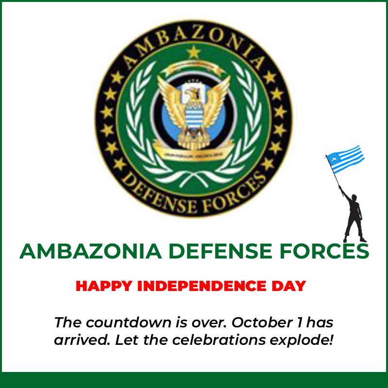acntelnet's tweet photo. Today, October 1, marks the day of celebration - Happy Ambazonia Independence Day. May homes, communities, and the diaspora come alive with flags, music, memories, heritage, and shared moments. 🎈🌍❤️ #Ambazonia https://t.co/Kx6zmnFIV7