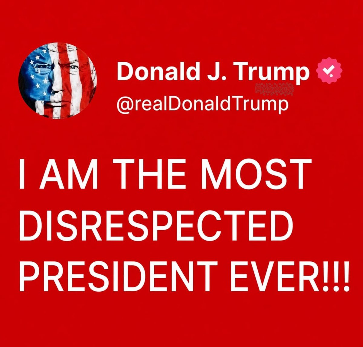TrumpLoy0's tweet photo. What's your response to Donald Trump?
Agree💯 or disagree❌ 
Americans owe him an apology if he feels so👇🇺🇸 https://t.co/rOuNAIqMXq
