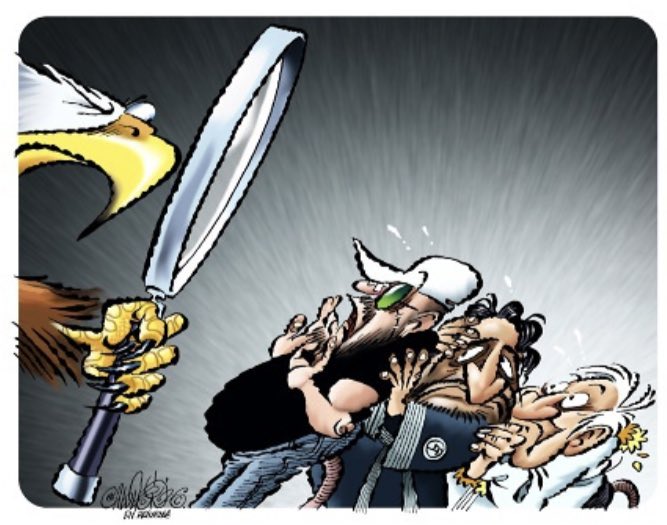 aracelibs's tweet photo. ¿Cómo creen que terminará esta historia?… 

De @CartonCalderon https://t.co/0b85AeYATl