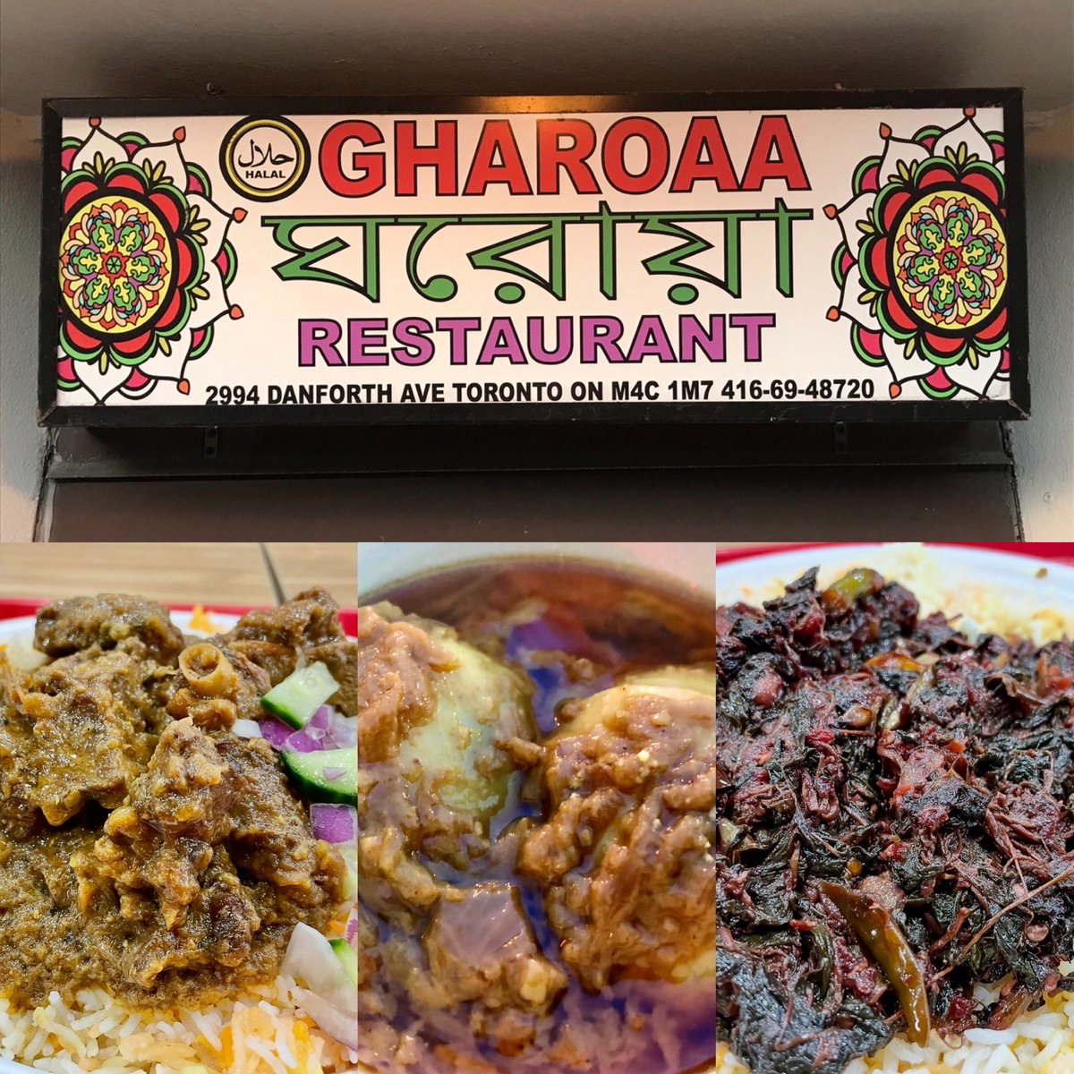 TorontoFoodBlog's tweet photo. Some restaurants want to be the centre of attention. Gharoaa is the centre of the neighbourhood.

Kosha mangsho. Dimer dalna. Lal shaak. Aunties who make us feel at home in Dhaka.

New month, new review:
https://t.co/n0JCOF0I0J https://t.co/Q2q5eI5Owm