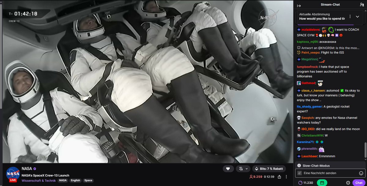 g_geebeecologne's tweet photo. 😃
LIVE
NASA
NASA's SpaceX Crew-13 Launch
https://t.co/eDErcQsoWJ https://t.co/0AY80PSLdz